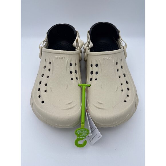 Unisex Crocs Size M7/W9 Beige Echo Clogs - Picture 2 of 5